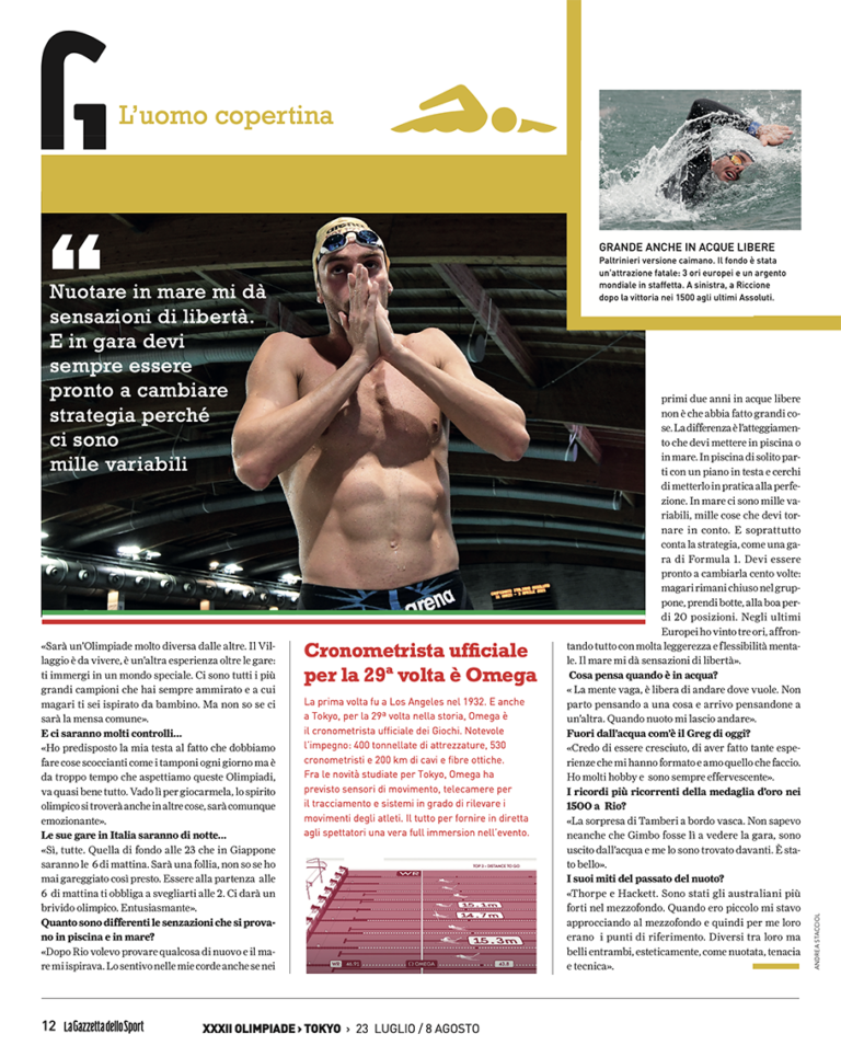 paltrinieri la gazzetta dello sport